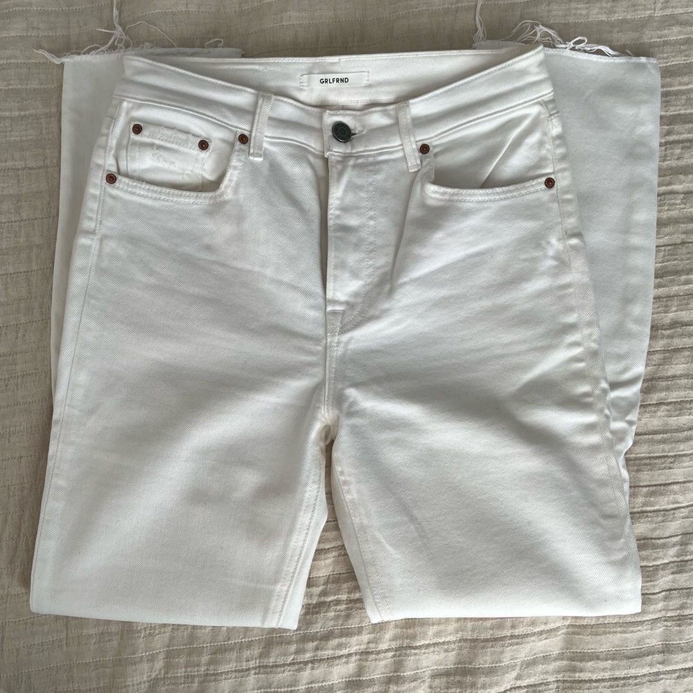 GRLFRND Reed White Jeans